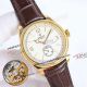 swiss clone rolex perpetual 1908 black face yellow gold leather strap watch (4)_th.jpg